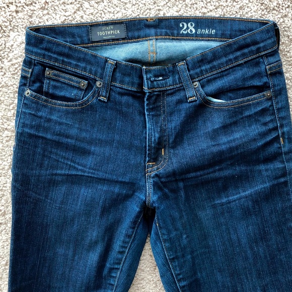 Jcrew Toothpick Jean in Classic Rinse - Picture 4 of 4